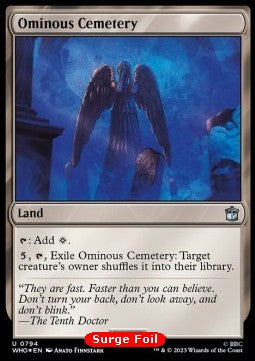 Ominous Cemetery⁣ - Universes Beyond: Doctor Who: Extras⁣ (Uncommon)⁣ [794]