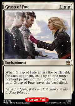 Grasp of Fate (V.1)⁣ - Universes Beyond: Doctor Who: Extras⁣ (Rare)⁣ [799]
