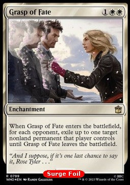 Grasp of Fate (V.1)⁣ - Universes Beyond: Doctor Who: Extras⁣ (Rare)⁣ [799]