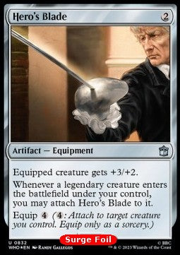 Hero's Blade⁣ - Universes Beyond: Doctor Who: Extras⁣ (Uncommon)⁣ [832]