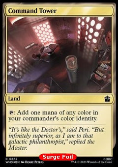 Command Tower (V.4)⁣ - Universes Beyond: Doctor Who: Extras⁣ (Common)⁣ [857]