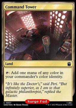 Command Tower (V.4)⁣ - Universes Beyond: Doctor Who: Extras⁣ (Common)⁣ [857]