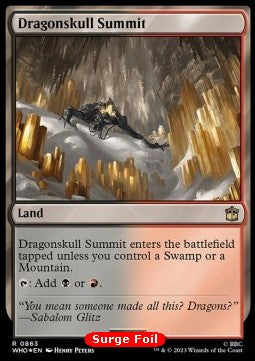 Dragonskull Summit (V.1)⁣ - Universes Beyond: Doctor Who: Extras⁣ (Rare)⁣ [863]