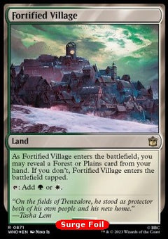 Fortified Village (V.1)⁣ - Universes Beyond: Doctor Who: Extras⁣ (Rare)⁣ [871]