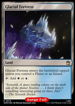 Glacial Fortress (V.1)⁣ - Universes Beyond: Doctor Who: Extras⁣ (Rare)⁣ [876]