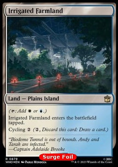 Irrigated Farmland (V.1)⁣ - Universes Beyond: Doctor Who: Extras⁣ (Rare)⁣ [879]