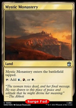 Mystic Monastery⁣ - Universes Beyond: Doctor Who: Extras⁣ (Uncommon)⁣ [882]