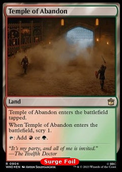Temple of Abandon (V.1)⁣ - Universes Beyond: Doctor Who: Extras⁣ (Rare)⁣ [904]