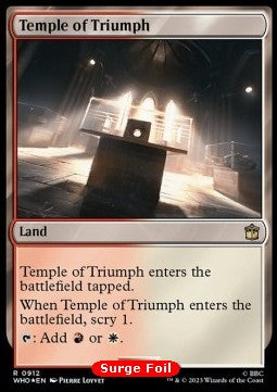 Temple of Triumph (V.1)⁣ - Universes Beyond: Doctor Who: Extras⁣ (Rare)⁣ [912]