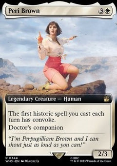 Peri Brown (V.1)⁣ - Universes Beyond: Doctor Who: Extras⁣ (Rare)⁣ [344]