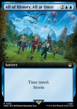 All of History, All at Once (V.1)⁣ - Universes Beyond: Doctor Who: Extras⁣ (Rare)⁣ [352]