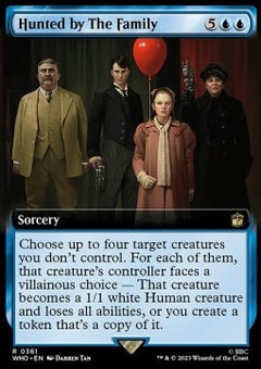 Hunted by The Family (V.1)⁣ - Universes Beyond: Doctor Who: Extras⁣ (Rare)⁣ [361]