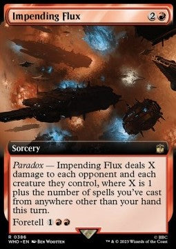 Impending Flux (V.1)⁣ - Universes Beyond: Doctor Who: Extras⁣ (Rare)⁣ [386]