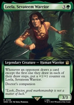 Leela, Sevateem Warrior (V.1)⁣ - Universes Beyond: Doctor Who: Extras⁣ (Rare)⁣ [398]