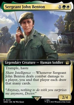 Sergeant John Benton (V.1)⁣ - Universes Beyond: Doctor Who: Extras⁣ (Rare)⁣ [441]