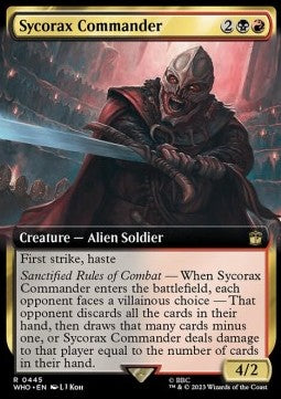 Sycorax Commander (V.1)⁣ - Universes Beyond: Doctor Who: Extras⁣ (Rare)⁣ [445]