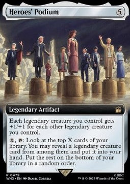 Heroes' Podium (V.1)⁣ - Universes Beyond: Doctor Who: Extras⁣ (Rare)⁣ [479]