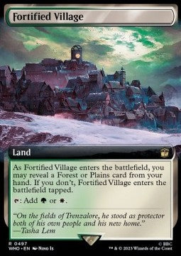 Fortified Village (V.1)⁣ - Universes Beyond: Doctor Who: Extras⁣ (Rare)⁣ [497]