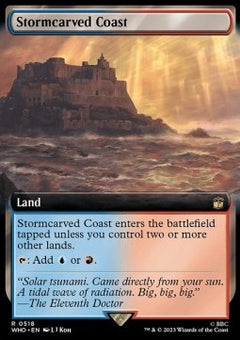 Stormcarved Coast (V.1)⁣ - Universes Beyond: Doctor Who: Extras⁣ (Rare)⁣ [518]