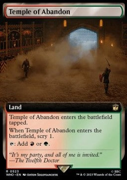 Temple of Abandon (V.1)⁣ - Universes Beyond: Doctor Who: Extras⁣ (Rare)⁣ [523]