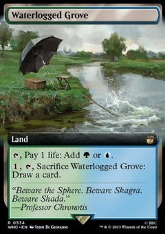 Waterlogged Grove (V.1)⁣ - Universes Beyond: Doctor Who: Extras⁣ (Rare)⁣ [534]