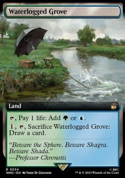 Waterlogged Grove (V.1)⁣ - Universes Beyond: Doctor Who: Extras⁣ (Rare)⁣ [534]