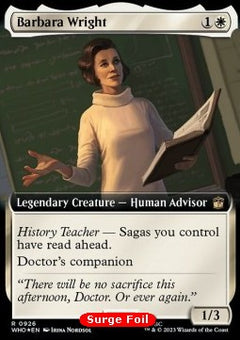 Barbara Wright (V.3)⁣ - Universes Beyond: Doctor Who: Extras⁣ (Rare)⁣ [926]