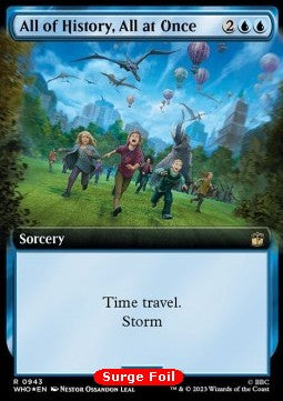 All of History, All at Once (V.3)⁣ - Universes Beyond: Doctor Who: Extras⁣ (Rare)⁣ [943]