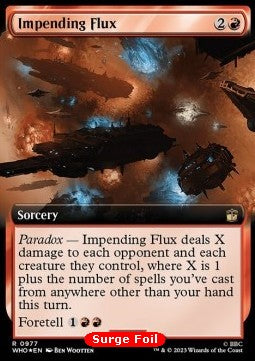 Impending Flux (V.3)⁣ - Universes Beyond: Doctor Who: Extras⁣ (Rare)⁣ [977]