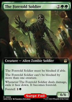 The Foretold Soldier (V.3)⁣ - Universes Beyond: Doctor Who: Extras⁣ (Rare)⁣ [986]