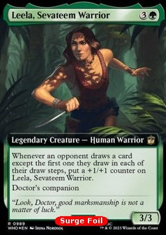Leela, Sevateem Warrior (V.3)⁣ - Universes Beyond: Doctor Who: Extras⁣ (Rare)⁣ [989]