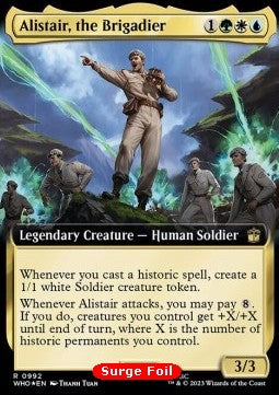 Alistair, the Brigadier (V.3)⁣ - Universes Beyond: Doctor Who: Extras⁣ (Rare)⁣ [992]