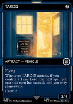 TARDIS (V.1)⁣ - Universes Beyond: Doctor Who: Extras⁣ (Uncommon)⁣ [551]