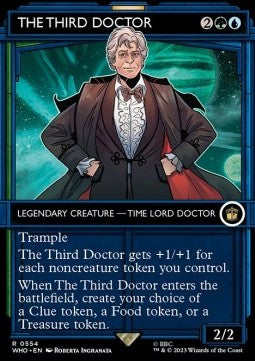 The Third Doctor (V.2)⁣ - Universes Beyond: Doctor Who: Extras⁣ (Rare)⁣ [554]