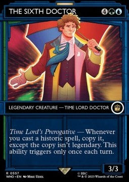 The Sixth Doctor (V.2)⁣ - Universes Beyond: Doctor Who: Extras⁣ (Rare)⁣ [557]