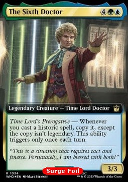 The Sixth Doctor (V.4)⁣ - Universes Beyond: Doctor Who: Extras⁣ (Rare)⁣ [1034]