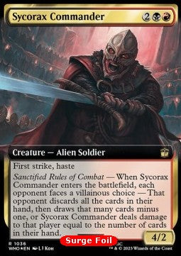 Sycorax Commander (V.3)⁣ - Universes Beyond: Doctor Who: Extras⁣ (Rare)⁣ [1036]