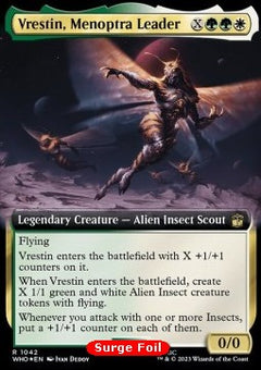 Vrestin, Menoptra Leader (V.3)⁣ - Universes Beyond: Doctor Who: Extras⁣ (Rare)⁣ [1042]