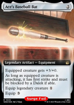 Ace's Baseball Bat (V.3)⁣ - Universes Beyond: Doctor Who: Extras⁣ (Rare)⁣ [1045]