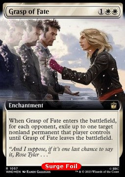 Grasp of Fate (V.3)⁣ - Universes Beyond: Doctor Who: Extras⁣ (Rare)⁣ [1057]