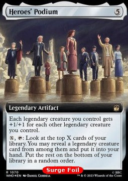 Heroes' Podium (V.3)⁣ - Universes Beyond: Doctor Who: Extras⁣ (Rare)⁣ [1070]
