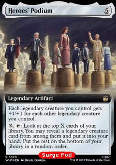 Heroes' Podium (V.3)⁣ - Universes Beyond: Doctor Who: Extras⁣ (Rare)⁣ [1070]