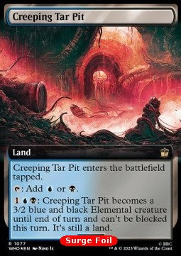 Creeping Tar Pit (V.3)⁣ - Universes Beyond: Doctor Who: Extras⁣ (Rare)⁣ [1077]
