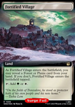 Fortified Village (V.3)⁣ - Universes Beyond: Doctor Who: Extras⁣ (Rare)⁣ [1088]