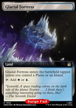 Glacial Fortress (V.3)⁣ - Universes Beyond: Doctor Who: Extras⁣ (Rare)⁣ [1092]