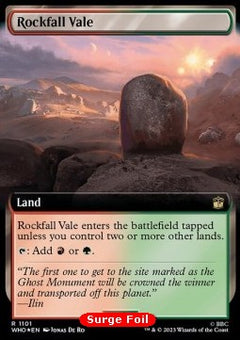 Rockfall Vale (V.3)⁣ - Universes Beyond: Doctor Who: Extras⁣ (Rare)⁣ [1101]