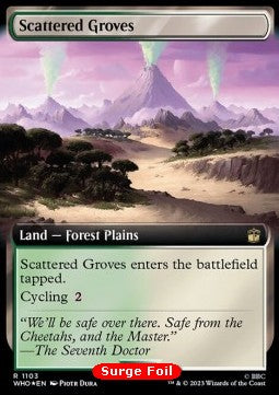 Scattered Groves (V.3)⁣ - Universes Beyond: Doctor Who: Extras⁣ (Rare)⁣ [1103]