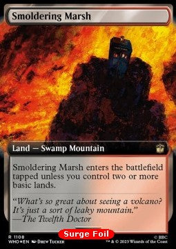 Smoldering Marsh (V.3)⁣ - Universes Beyond: Doctor Who: Extras⁣ (Rare)⁣ [1108]