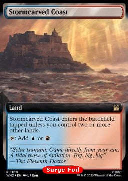 Stormcarved Coast (V.3)⁣ - Universes Beyond: Doctor Who: Extras⁣ (Rare)⁣ [1109]
