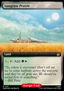 Sungrass Prairie (V.3)⁣ - Universes Beyond: Doctor Who: Extras⁣ (Rare)⁣ [1112]